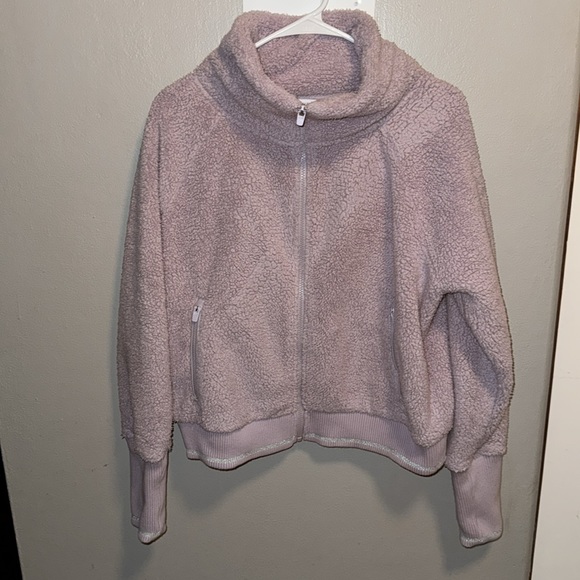 Athleta Tugga Sherpa Jacket Size Large - Picture 3 of 10